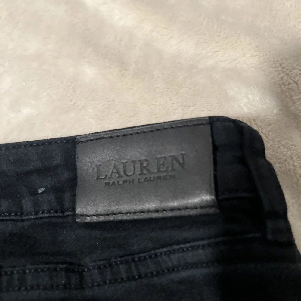 Lauren Ralph Lauren Women's Black Jeans Modern Straight Curvy Fit Size 14W